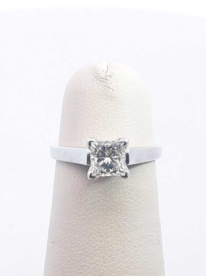 14k White Gold 0.5ctw Diamond Ring Size 4.75, 2.5 Grams Hs1223orxsa