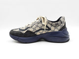 Gucci Rhyton Sneakers In Gg Supreme Monogram Coated Canvas Size 10.5 Men Fw00626lrxdu