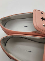 Jimmy Choo Studded Star Pink Leather Slip On Sneakers Size 43 Eb1225lexde