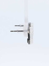 Chanel 2009 Coco Mark Lucite And Silver-tone Cc Logo Stud Earrings Fw0326lwxdu