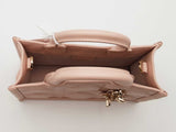 Christian Dior Mini Dior Book Tote Macrocannage Rose Handbag Aa0526lzxzsa