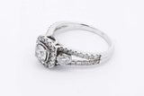 1.37cttw Diamond Ring In 14k White Gold 6.2 Grams Size 9 Eb0825lolrsa