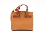 Mini Boutique Bag Charm In Brown Fw0825edu