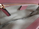 Gucci 602204 Horsebit 1955 Red Pink Leather Shoulder Bag Do1224llxzde