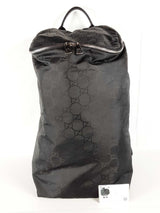 Gucci Gg Supreme Black Nylon Coated Canvas Backpack Sd0525irzde