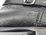 Prada Black Leather Boots Size Eu 38 Do0925oxzde