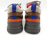 Gucci Flastrek Journey Gray Orange Shoes Size Gucci 38 W Do0625lxzde