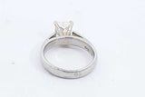 Approx. 0.75ctw Princess Cut Diamond Ring Platinum 7.7 Grams Size 6 Eb0924prxdu