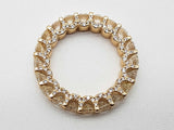 4.53 Cttw Diamonds 14k Yellow Gold 5.9g Eternity Ring Size 6.25 Do0725orxzde