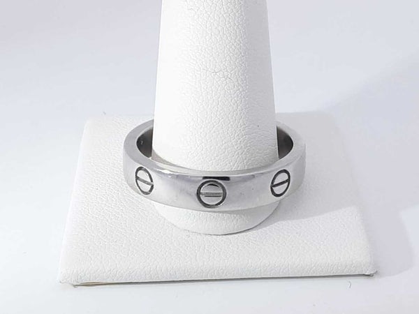 10k White Gold 10.7 Grams Wedding Band Size 14 Aa0925ozxsa