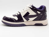 Off White Out Of Office Sneakers Patent Purple Size 43 Aa0926crsa