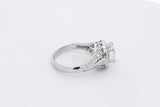1.77cttw Diamond Ring In 18k White Gold 5.7 Grams Size 7 Eb0326pxxzsa