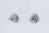 0.3cttw Diamond Stud Earrings In 14k White Gold 1.9 Grams Eb0326olxdu