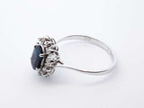 14k White Gold 3.5g Diamond Starburst Cluster Ring Size 11 Lh1225oixde
