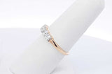 1.1ctw Lab Grown Diamond Ring In 14k Yellow Gold 1.5 Grams Size 6.75 Eb0725wcrdu