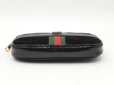 Gucci Ophidia Belt Bag In Black Suede & Patent Leather Size 85/34 Fw0926oexdu