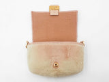 Fendi Nano Baguette Mink Crossbody Bag & Charm Fw0225loxzdu