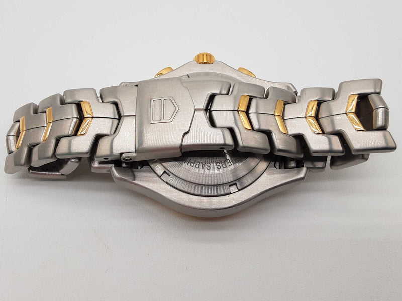 Tag Heuer Cjf2150 42 Link Chronograph Two Tone Steel Automatic Watch Do0125lpxzde