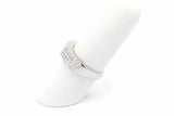 0.78cttw Princess Cut Diamond Ring In 14k White Gold 5.2g Size 6.75 Eb0926prxsa