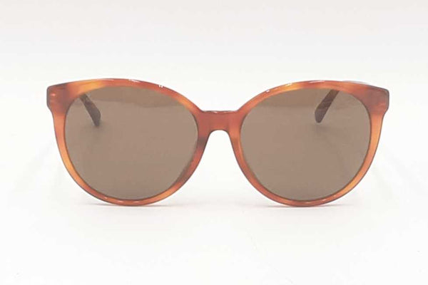 Gucci Orange/brown Acetate Round Sunglasses Sd0525du