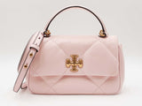 Tory Burch Kira Top Handle Bag In Diamond-quilted Lambskin Leather Fw0826rzdu
