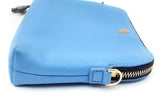 Tory Burch Pebbled Blue Leather Shoulder Bag Eb0724wrdu