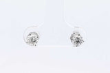 0.4ctw Diamond Stud Earrings In 14k White Gold 0.7 Grams Eb0325lxzdu