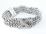 David Yurman X Station 4-strand Box Chain Bracelet In Sterling Silver 49.5 Grams 6.5 Inch Fw0626przdu