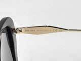 Prada Butterfly-shaped Black & Gold-tone Sunglasses Fw0125ixdu