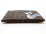 Fendi Frgmt X Pokemon Dratini Monogram Coated Canvas Card Holder Do1125wxzde