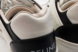 Celine Ct-07 Low Black & White Leather Trainers It Size 46 Eb1225rxzde