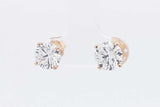 2.94cttw Lab Grown Diamond Stud Earrings 14k Yellow Gold 1.6 Grams Eb0326crxsa