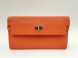 Hermes Kelly To Go Orange Wallet Fw1124pxzdu