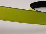 Saint Laurent Neon Green Patent Leather Belt Size 75 Eb0126rxsa