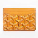 Goyard Yellow Goyardine Saint Sulpice Card Holder Jg0325lrzdu