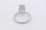 4.74cttw Lab Grown Diamond Ring In Platinum 6.1 Grams Size 6 Eb0826llxzsa
