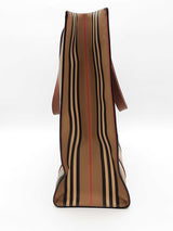 Burberry Icon Stripe E-canvas Portrait Tote Bag Eb0526orxde