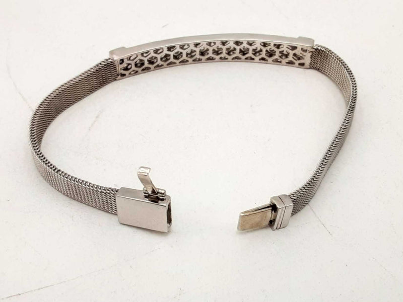 .55ctw Diamonds 18k White Gold 11.6 Grams Bracelet 6 Inch Sd0225ezxsa