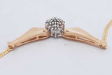 0.23cttw Diamond Pendant Necklace 10k Yellow Gold 4.4 Grams 16 Inch Eb0826lcrsa