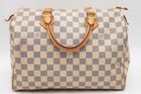 Louis Vuitton Damier Azur Speedy 35 Eb0426wxzsa