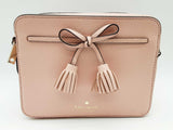 Kate Spade Hayes Street Arla Rose Smoke Pink Leather Crossbody Bag Do0825oxde