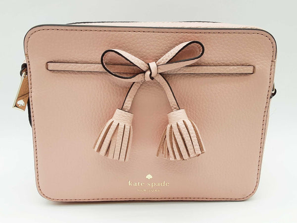 Kate Spade Hayes Street Arla Rose Smoke Pink Leather Crossbody Bag Do0825oxde