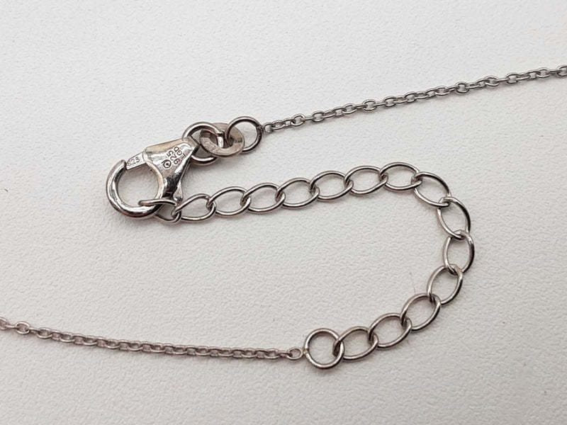 0.43 Cttw Lab Grown Diamonds 0.925 Silver 2.7g Cross Necklace 20 In Do0725iide