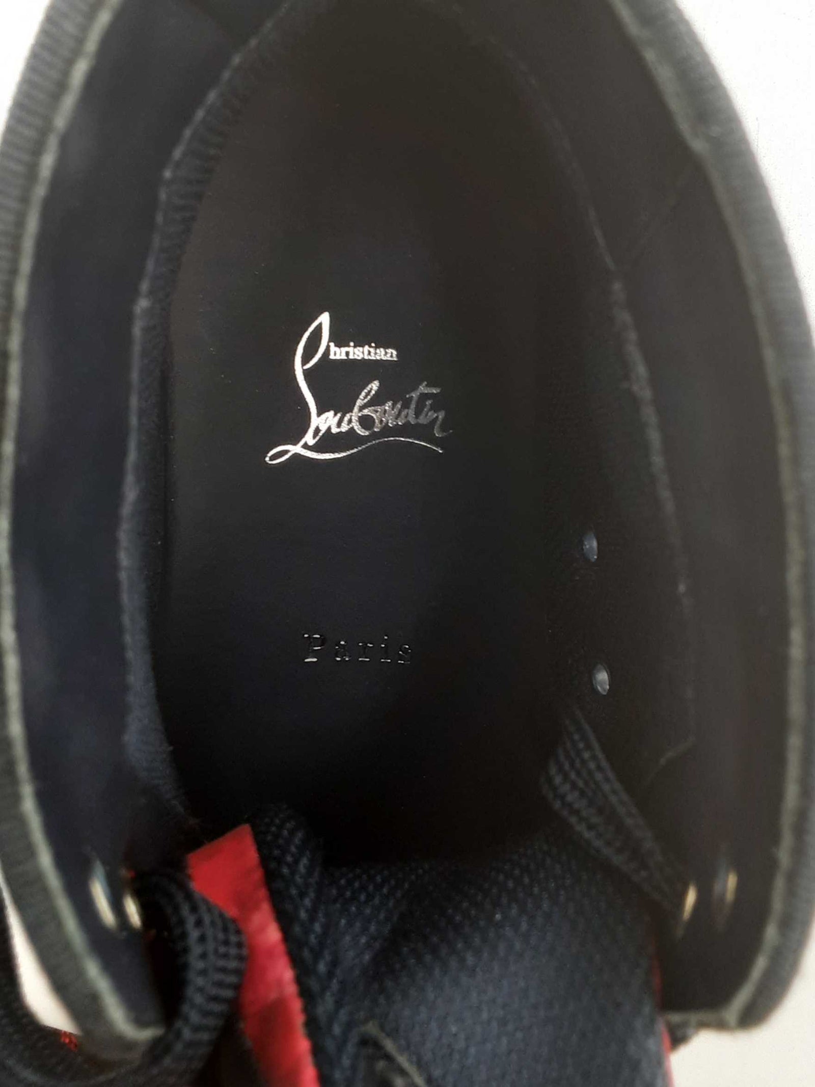 Christian Louboutin Louis Roses Printed Calf Leather Sneaker