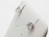 1.05 Cttw Lab Grown Diamonds 14k Wg 0.81g Screw Back Stud Earrings Do0726orxde