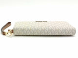 Michael Kors Zipper Wallet White Aa0626pzsa