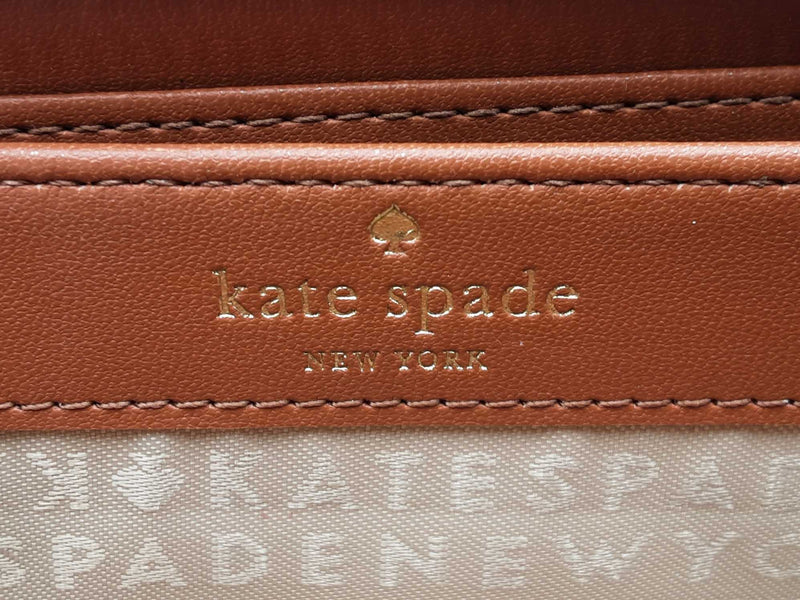 Kate Spade Continental Wallet In Warm Gingerbread Pebbled Leather Fw1025ordu