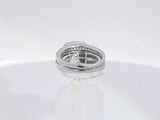 1.06 Cttw Diamond 10k White Gold Ring 6.3 Grams Size 6.5 Aa0725wrzsa