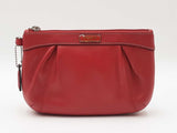 Coach Soho Pleated Wristlet Pouch In Red Leather Fw0926lrdu