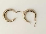 Hoop Earrings 10k Yellow Gold 0.8 Grams Mk0526ozmia